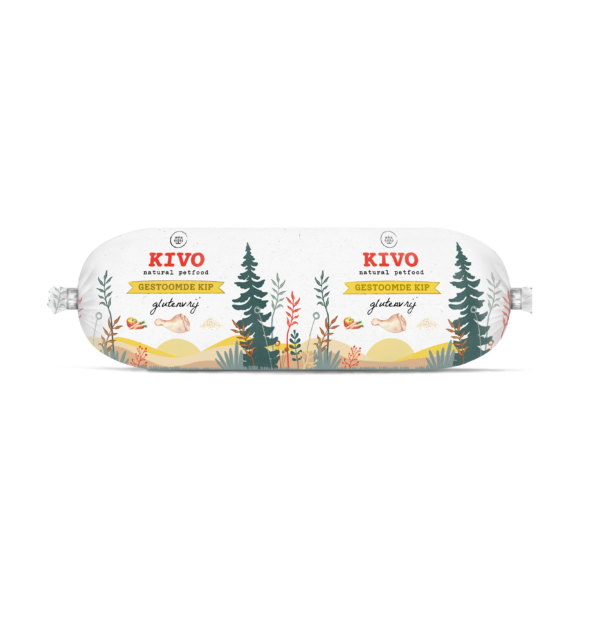 Kivo Gestoomde Kip 600 gram